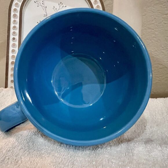 DC Comics Superman 24oz Ceramic Light Blue Coffee Mug 2012 - Picture 2 of 4